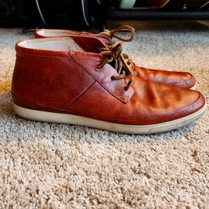 Ecco Women's Tan Leather Ankle Boots